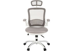 Cadeira-giratória-diretor-BLM-901 P-encosto-tela-braços-articuláveis-base-cinza-Blume-Office5